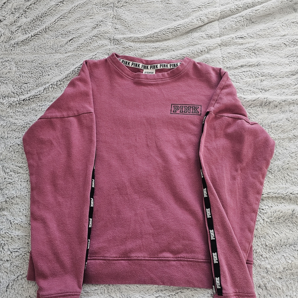 PINK Victoria's Secret Mauve Crew Neck Sweater